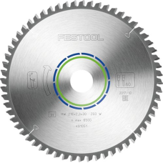 Piła tarczowa specjalna Festool 216x2,3x30 W60
