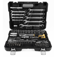 Klucze nasadowe 1/4", 1/2", zestaw 82 elementów JCB JCB-4821-5