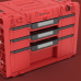 Skrzynka z szufladami Qbrick System PRIME DRAWER 3 TOOLBOX EXPERT RED Ultra HD Custom