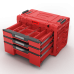 Skrzynka z szufladami Qbrick System PRIME DRAWER 3 TOOLBOX EXPERT RED Ultra HD Custom