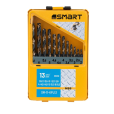 Komplet wierteł HSS do metalu, 13szt. Smart365 SM-11-KPL13