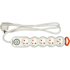 PRZEDŁUŻACZ LISTWA ZASIL. 5G Z/U 1,5M Sthor 72356