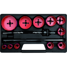 Zestaw otwornic uniwersalnych 15 części 19-76 mm Yato YT-3381