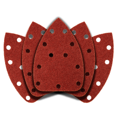 Papier ścierny 140x140x80mm, K40, 5szt. Graphite 54H009