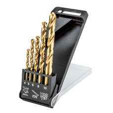 Wiertła do metalu HSS-TiN 4 -10mm 5szt. Graphite 57H196