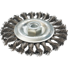 Szczotka druciana tarczowa 115mm x M14, INOX Graphite 57H596