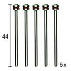 Trzpień do mocowania 2,35x44 mm 5 szt Proxxon PR28815