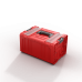Skrzynka z szufladą Qbrick System PRO 2.0 DRAWER 1 TOOLBOX PROFI BASIC RED Ultra HD Custom