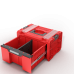 Skrzynka z szufladą Qbrick System PRO 2.0 DRAWER 1 TOOLBOX PROFI BASIC RED Ultra HD Custom