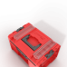 Skrzynka z szufladą Qbrick System PRO 2.0 DRAWER 1 TOOLBOX PROFI BASIC RED Ultra HD Custom
