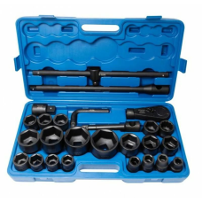 Klucze udarowe 3/4" 6-kątne, zestaw 26 elementów Rockforce RF-68262-5MPB