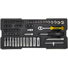Klucze nasadowe 1/4", wkład do Transmodule, zestaw 60 elementów Stanley STMT1-74175