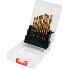 Zestaw wierteł do metalu 1-10mm HSS-TiN 19szt. Yato YT-44675