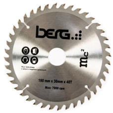 Tarcza pilarska do drewna 180mm, 40T Berg B401500181