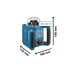 Laser obrotowy Bosch GRL 300 HV + LR45
