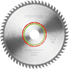 Piła tarczowa do laminatu i polimeru Festool 210x2,4x30 TF60