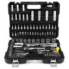 Klucze nasadowe 1/4", 1/2", zestaw 94 elementów JCB JCB-4941-5