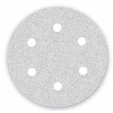 Papier ścierny Menzer WHITE fi 225 z 6 otworami K320 do szlifierek do gipsu 25 szt/opak. LHS/TBS 225 PRO Menzer MG231271320