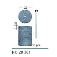 Tarcza szlifierska karborundowa O 22 mm, 10 szt, Proxxon PR28304