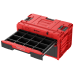 Skrzynka z szufladami Qbrick System ONE 2.0 DRAWER 2 Plus TOOLBOX EXPERT RED Ultra HD Custom