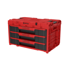 Skrzynka z szufladami Qbrick System ONE 2.0 DRAWER 3 TOOLBOX EXPERT RED Ultra HD Custom