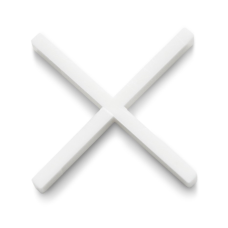 Krzyżyki do fug 2mm, wersja L, 300szt. Rubi 02952