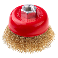 Szczotka doczołowa z nakrętką m14 drut fal 80mm Schmith SSZD-08
