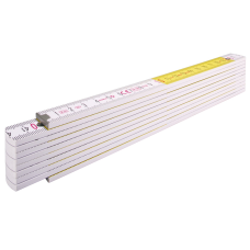 Miara składana 2m STABILA 417 buk, biało-żółta, sekcji 10 Stabila SA14555