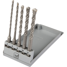 Wiertła do betonu SDS Plus 5-12x160mm, 5szt. Top Tools 60H615