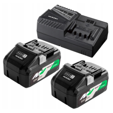 Zestaw startowy 18V: Akumulator 2x4,0Ah BSL36B18X + ładowarka UC18YSL3 Hikoki UC18YSL3 WJZ