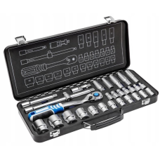Klucze nasadowe 1/2"", zestaw 29 elementów Högert HT1R480