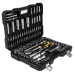 Klucze nasadowe 1/4", 1/2", zestaw 108 elementów JCB JCB-41082-5