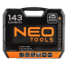 Zestaw narzędzi ręcznych, 143 elementów Neo 08-945