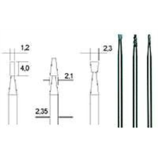 Frezy HM O 1,2 mm 2,1 mm 2,3 mm Proxxon PR28752