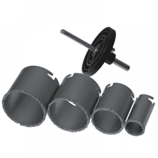 Wycinacz z nasypem węglika wolframu kpl, śr,33,53,67,73 mm Dedra DED1518