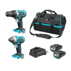 Zestaw elektronarzędzi 18V Dedra SAS+ All DED7014 2x2.0Ah