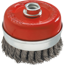 Szczotka druciana doczołowa wzmacniana, 65mm x M14, INOX Graphite 57H585