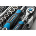 Klucze nasadowe 1/4”, zestaw 38 elementów Högert HT1R462