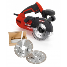 Ręczna pilarka tarczowa z podwójną tarczą Holzmann DBS 125