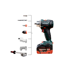 Wiertarko-wkrętarka z przystawką PowerX3 Metabo BS 18 LTX BL Q I 2x5.5Ah