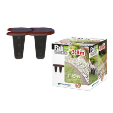 Palisada płaska kamień brązowy Prosperplast IPAK2-R222