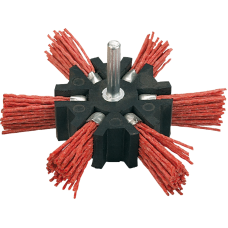 Szczotka ścierna miotełkowa z trzpieniem 100mm Verto 62H720