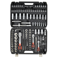 Klucze nasadowe 1/2", 1/4", 3/8", zestaw 173 elementów Awtools AW39173BL