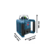 Laser obrotowy Bosch GRL 300 HVG Set