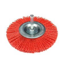 Szczotka ścierna tarczowa 100mm z trzpieniem Dedra F50-100