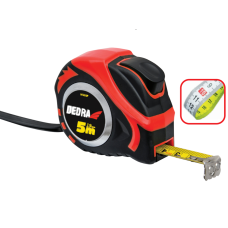 Miara 10m/25mm dwustronna Dedra M1091P
