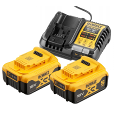 Ładowarka i 2 akumulatory 18V 5.0Ah DeWalt DCB1104P2