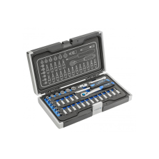 Klucze nasadowe 1/4”, zestaw 34 elementów Högert HT1R464