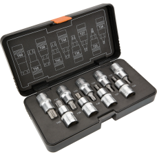 Końcówki Torx na nasadce 1/2", 9 elementów Neo 08-707