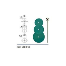 Piłki tnące ze stali sprężystej (3 sztuki) o śrenicy 16, 19, 22mm Proxxon PR28830
